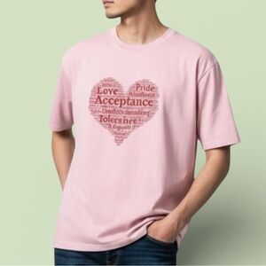 98. GILDAN ‘Acceptance Love Pride’ Tee Shirt - Men’s Size M